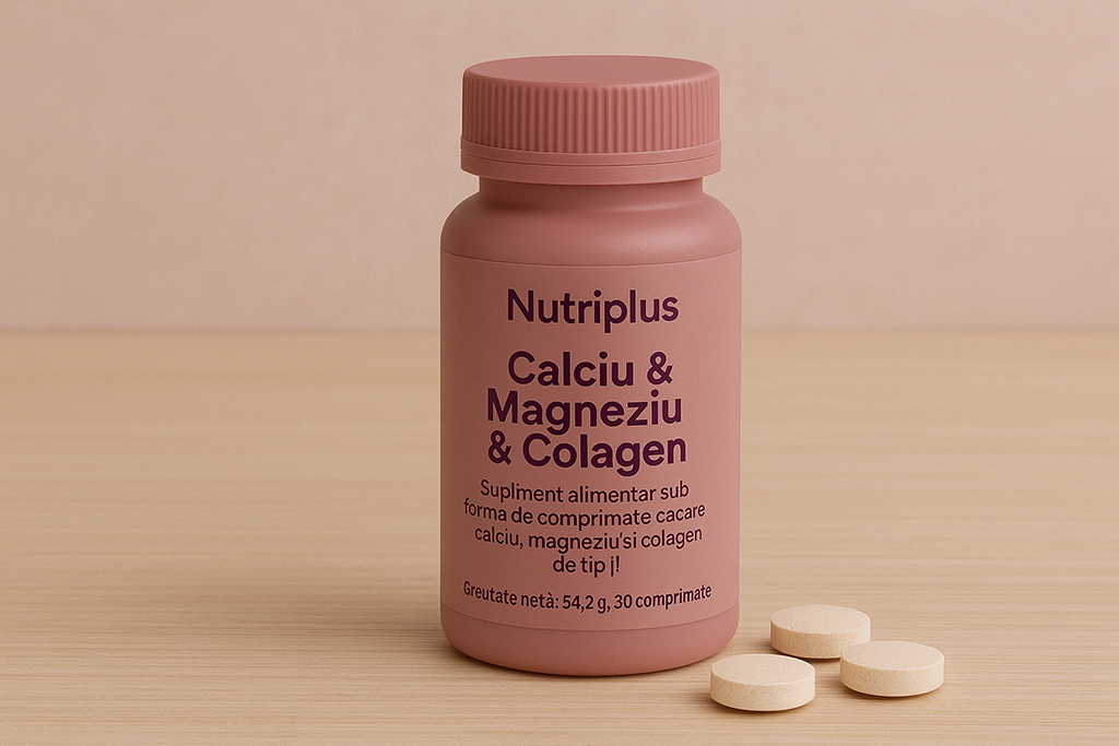 Nutriplus Calciu+Magneziu+Colagen