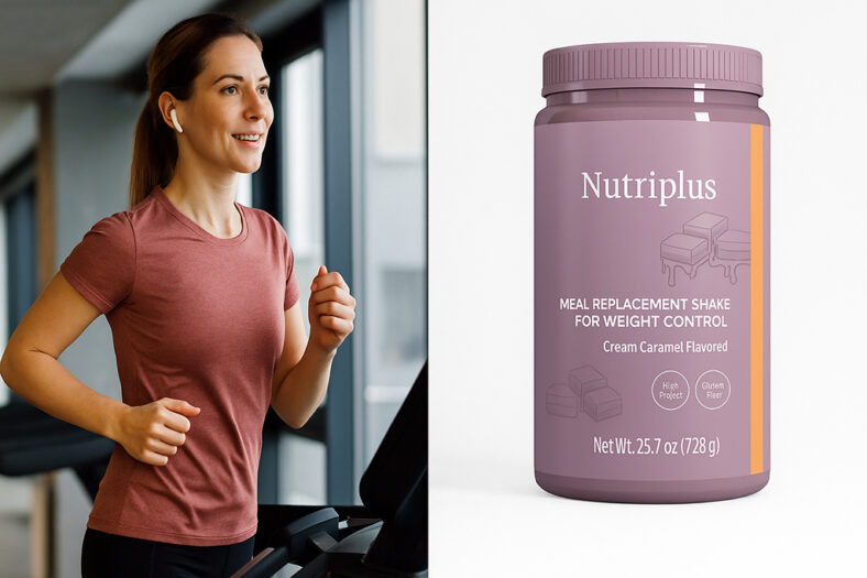 Cream Caramel Nutriplus Shake Nutriplus